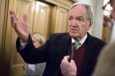 Senator Tom Harkin (D-IA) speaks to reporters after a vote on Capitol Hill in Washington
