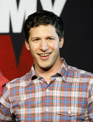 FILE - This April 16, 2012 file photo, shows actor Andy Samberg promoting his film, "That's My Boy", at the Summer of Sony 4 Spring Edition photo call in Cancun, Mexico. Samberg’s publicist says he is leaving “Saturday Night Live.” (AP Photo/Alexandre Meneghini, file)
