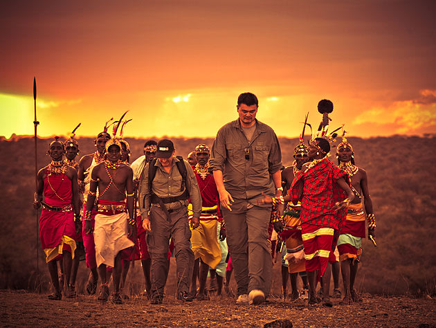 Yao Ming - Taking On Destructive Chinese Consumers Yao-walks-with-Samburu-warriors-who-asked-him-to-become-an-honorary-protector-of-their-people.-Photo-by-Kristian-Schmidt-for-WildAid-via-yaomingblog.com_