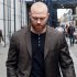 Phoenix Coyotes winger Raffi Torres walks from the NHL offices after meeting with officials in New York
