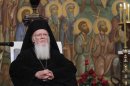 Greek Orthodox Ecumenical Patriarch Bartholomew I attends a meeting with Georgian Orthodox Patriarch Ilia II in Tbilisi