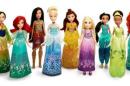 Disney Princess Royal Shimmer Dolls are seen in this undated handout photo provided by Hasbro