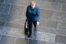 German Chancellor Merkel arrives for CDU senior party leaders meeting in Berlin
