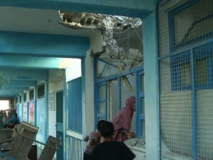 Raw: Weapons Fire Hits UN School in Gaza