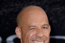 Vin Diesel arrives at the premiere of 'Fast & Furious 6' on May 21, 2013 in Universal City, Calif. -- Getty Images