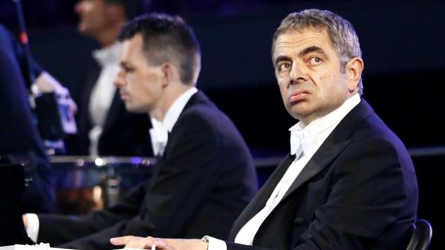 Actor Rowan Atkinson, known for his role as Mr Bean, performs during the opening ceremony of the London 2012 Olympic Games at the Olympic Stadium (Reuters)