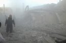 Ataques aéreos en Damasco sacuden el último día de "tregua"
