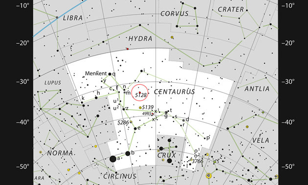 Perang Galaksi di Centaurus A Map-jpg_122015