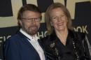 Swedish singer's Bjorn Ulvaeus, left, and Anni-Frid Lyngstad, of the pop group ABBA, pose on the red carpet ahead of the band's International anniversary party at the Tate Modern in central London, Monday, April 7, 2014. The event marks the launch of ABBA – The Official Photo Book, the first ever authorised photographic biography of the band. (Photo by Joel Ryan/Invision/AP Images)