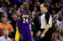 Kobe Bryant, de Los Angeles Lakers, en el Oracle Arena de Oakland, California, el 25 de marzo