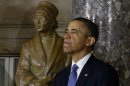'She Defied Injustice': Rosa Parks Statue Unveiled at Capitol