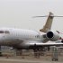 Visitors take photos in front of Bombardier Global 6000 at China International Aviation & Aerospace Exhibition in China's Zhuhai