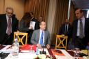 United Nations Special Representative and head of the U.N. Support Mission in Libya Kobler attends a meeting with Libya's two rival governments in Tunis
