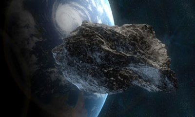 Earth's close encounter with an asteroid 16103772_400x240