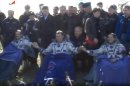 Soyuz Space Capsule Lands Safely with Crew of 3