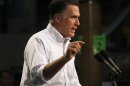 Republican presidential candidate, former Massachusetts Gov. Mitt Romney campaigns at Acme Industries in Elk Grove Village, Ill.,Tuesday, Aug. 7, 2012. (AP Photo/Charles Dharapak)