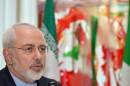 Iranian Foreign minister Mohammad Javad Zarif speaks during a press conference in Rome on September 3, 2014