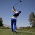 Jonas Blixt of Sweden tees off the ninth hole during the third round of the Justin Timberlake Shriners Hospitals for Children Open golf tournament, Saturday, Oct. 6, 2012, in Las Vegas. (AP Photo/Julie Jacobson)