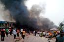 bomb blast at a bus terminal in Jos, Nigeria