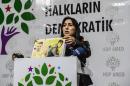 Figen Yuksekdag, co-chair of the leftist People's Democratic Party (HDP), was banned from leaving Turkey "because of activities that indicate she might flee" abroad