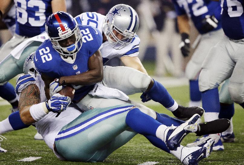 Cowboys get 6 TOs to beat Manning, Giants 36-31