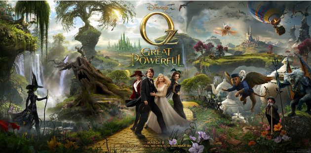 New OZ THE GREAT AND POWERFUL poster art released
