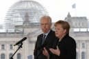 Il cancelliere tedesco Angela Merkel e il premier Mario Monti a Berlino lo scorso 31 gennaio