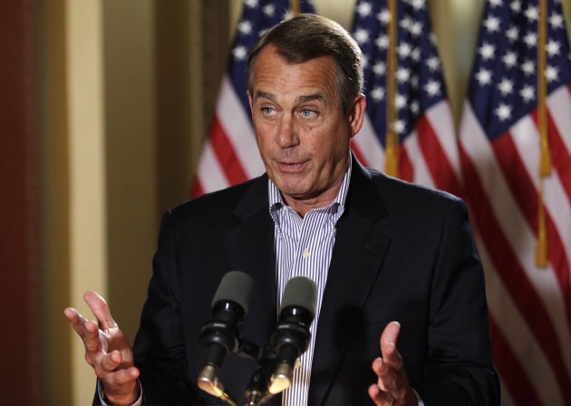 Boehner: No progress in fiscal cliff talks - Yahoo! News