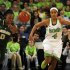 Baylor guard Odyssey Sims, left and Notre Dame guard Skylar Diggins give chase for a loose ball during the first half of an NCAA college basketball game on Wednesday, Dec. 5, 2012, in South Bend, Ind.  (AP Photo/Joe Raymond
