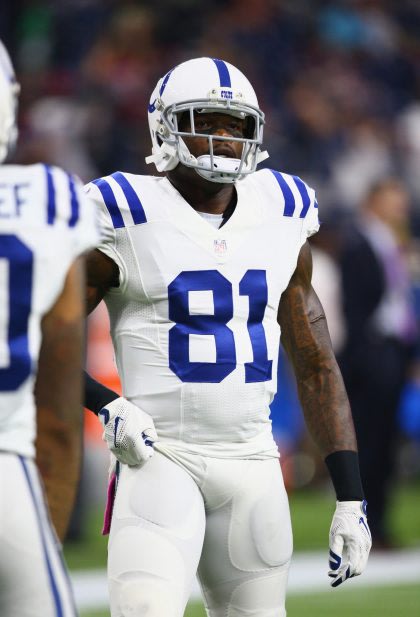 Andre Johnson, 35, signed with the Titans after a tough year with the Colts (Getty Images)