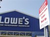 A designated parking spot for Lowes.com shoppers is pictured in the parking lot at the Lowe's Home Improvement Warehouse in Burbank
