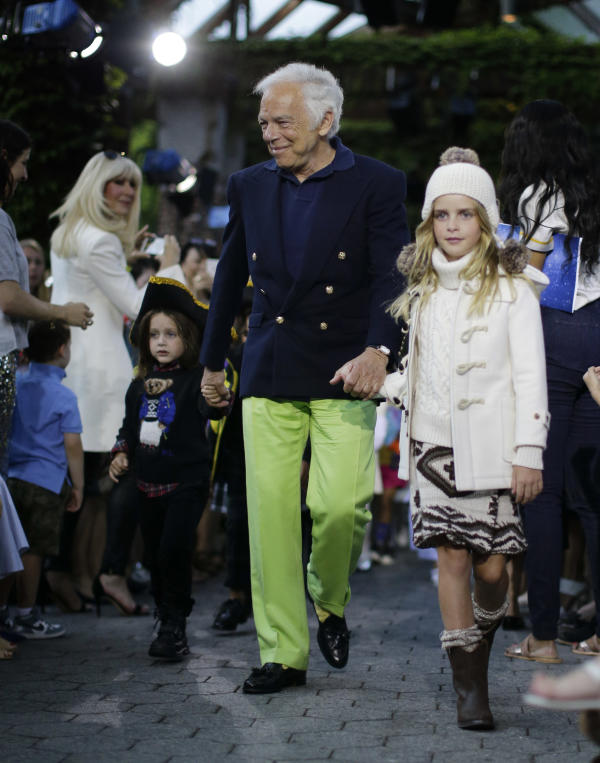 children's Fall fashion show, Wednesday, Aug. 5, 2015, in New York ...