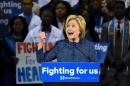 U.S. Democratic presidential candidate Hillary Clinton speaks during a campaign rally at Fisk University in Nashville