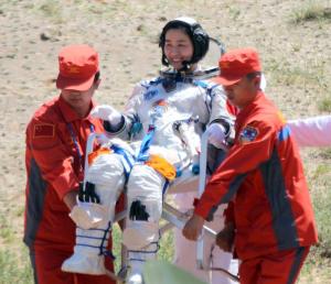 Image taken on June 29, 2012 shows China's first female …
