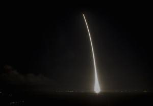 Falcon 9 rocket is launched by Space Exploration Technologies on its fourth cargo resupply service mission to the International Space Station, from Cape Canaveral Air Force Station in Florida