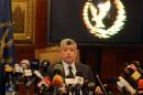 Egypt's Interior Minister Mohamed Ibrahim speaks during a press conference in the capital Cairo on January 26, 2015
