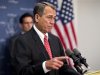 U.S. House Speaker Boehner speaks at a news conference after a Republican caucus meeting in Washington
