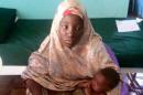Undated picture released by Nigeria army of rescued Chibok schoolgirl in Maiduguri, Nigeria
