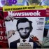 A copy of Newsweek is seen at Joe's Smoke, Thursday, Oct. 18, 2012, in Portland, Maine. Newsweek announced Thursday, Oct. 18, 2012 that it will end its print publication after 80 years and shift to an all-digital format in early 2013. Its last U.S. print edition will be its Dec. 31 issue. The paper version of Newsweek is the latest casualty of a changing world where readers get more of their information from websites, tablets and smartphones. (AP Photo/Robert F. Bukaty)