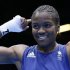Nicola Adams fights for Britain in the women's boxing semi-finals