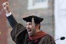 Ben Affleck received an honorary degree from Brown