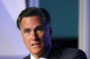 Republican presidential candidate and former Massachusetts Gov. Mitt Romney addresses the U.S. Hispanic Chamber of Commerce in Los Angeles, Monday, Sept. 17, 2012. (AP Photo/David McNew)