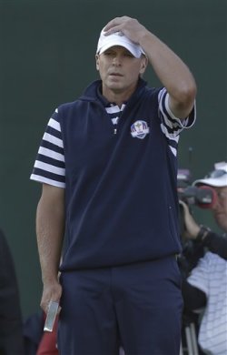 Steve Stricker failed to win a single match in three days at the Ryder Cup. (AP)