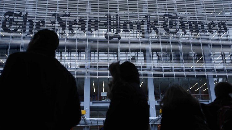New York Times website suffers outage