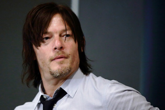 SINGAPORE - JANUARY 13: American actor and Walking Dead star, Norman Reedus attends the press conference at Fairmont Hotel on January 13, 2014 in Singapore. (Photo by Suhaimi Abdullah/Getty Images)