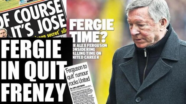 Alex Ferguson papers 8 May 2013