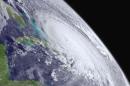 Hurricane Joaquin is seen over the Bahamas in the western Atlantic Ocean in this NOAA satellite image