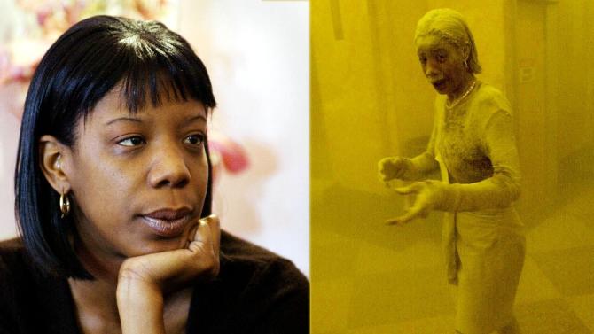 Marcy Borders took refuge in a nearby office building when New York's Twin Towers, where she worked for Bank of America, were attacked on September 11, 2001