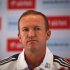 England's team coach Flower attends a news conference before the first three day first practice match against India A cricket team in Mumbai