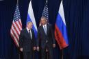 Russian leader Putin (L) and US President Obama have barely concealed their disdain for each other since the Ukraine crisis